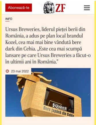 Goat Big or Go Home – Launching Kozel in Romania